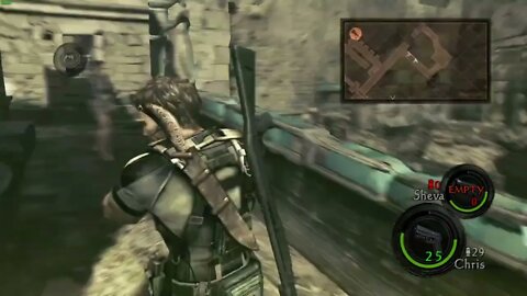 Resident Evil 5 Parte 3 O BOSS CATÃO DOS TENTACULOS PC Playthrough Co oP