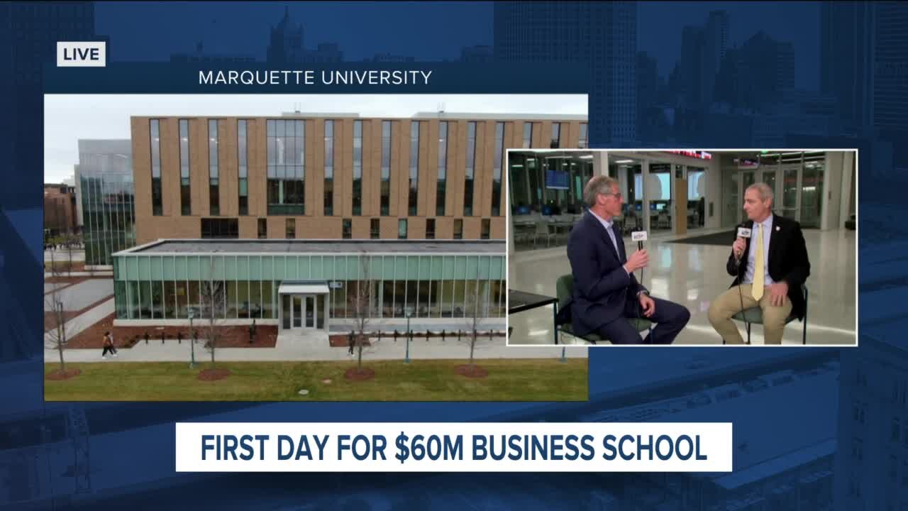 First day for $60M business school