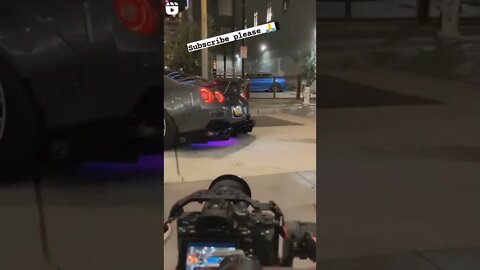 Nissan GTR backfire 🔥🔥 #onepercent_clubb #subscribe #youtube