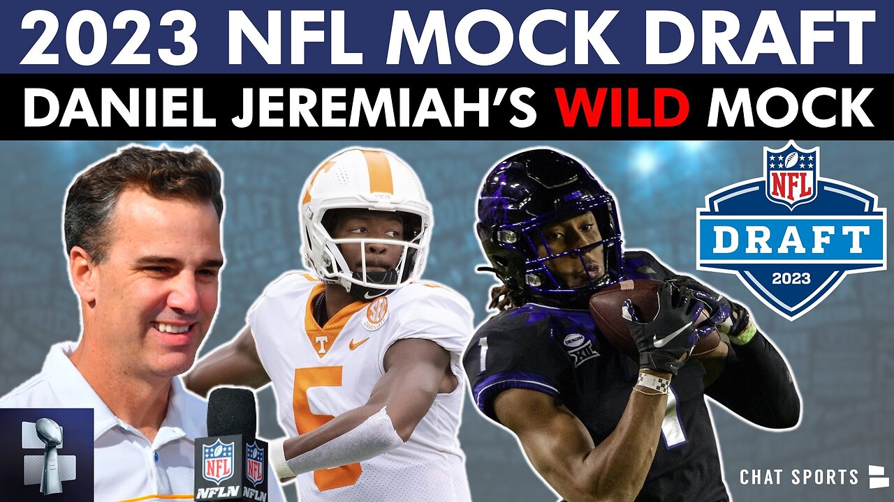 Daniel Jeremiah NFL Mock Draft Reaction: Insane 1st Round Projections Ft. QB Hendon Hooker