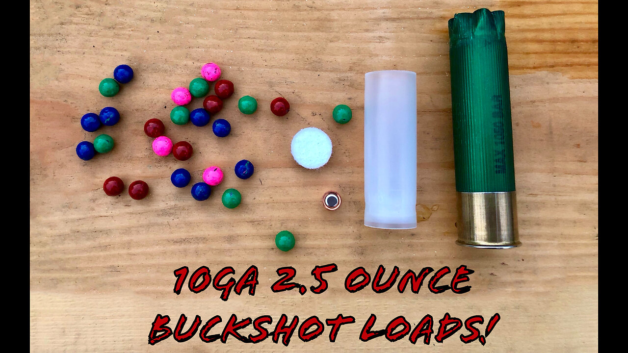 10 Gauge 2.5 Ounce #1 and #0 Buckshot Loads