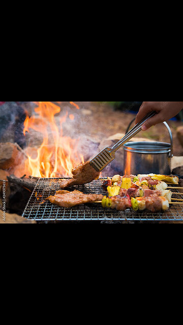 Primitive Cooking Survival Skills // forest cooking Beef //Cooking meat in nature bbq // Simply Delicious and