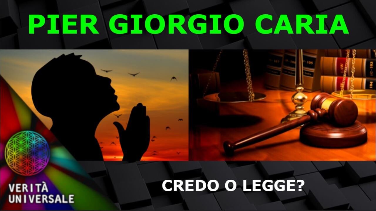 Pier Giorgio Caria - Credo o Legge?