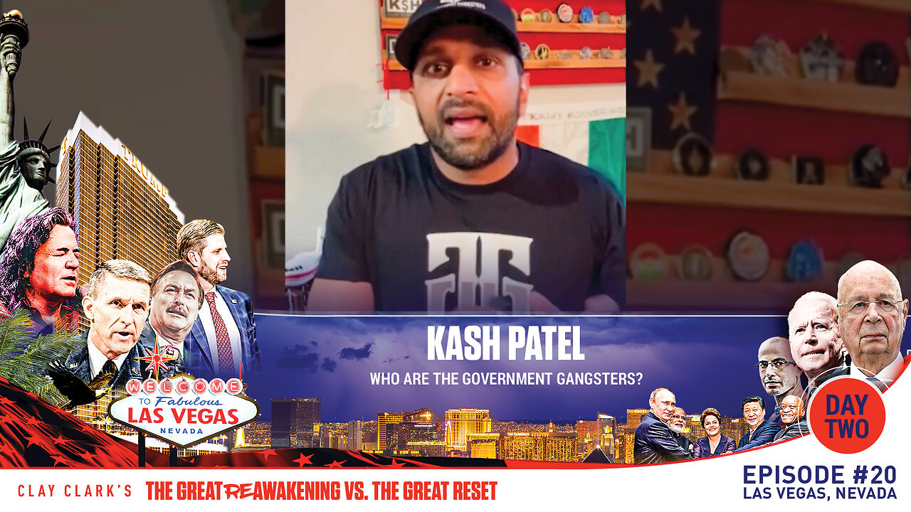 Kash Patel | Who Are the Government Gangsters? | ReAwaken America Tour Las Vegas | Request Tickets Via Text 918-851-0102