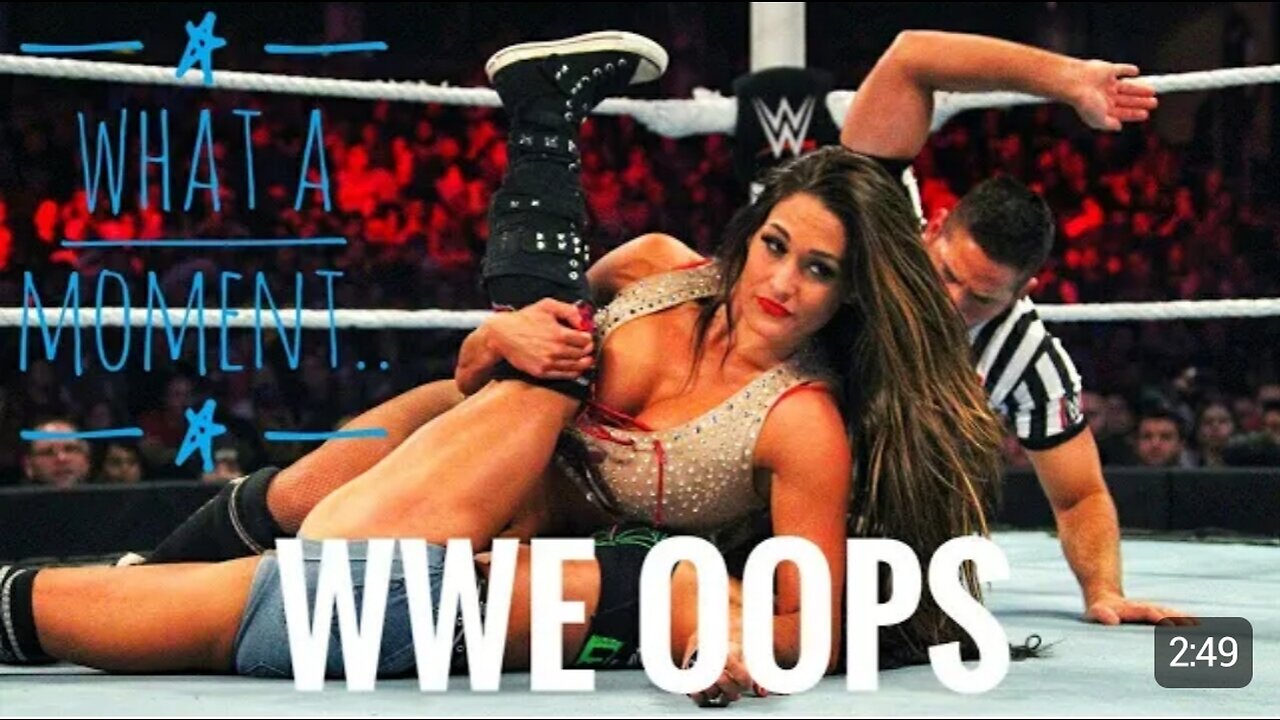 WWE women Oops moments