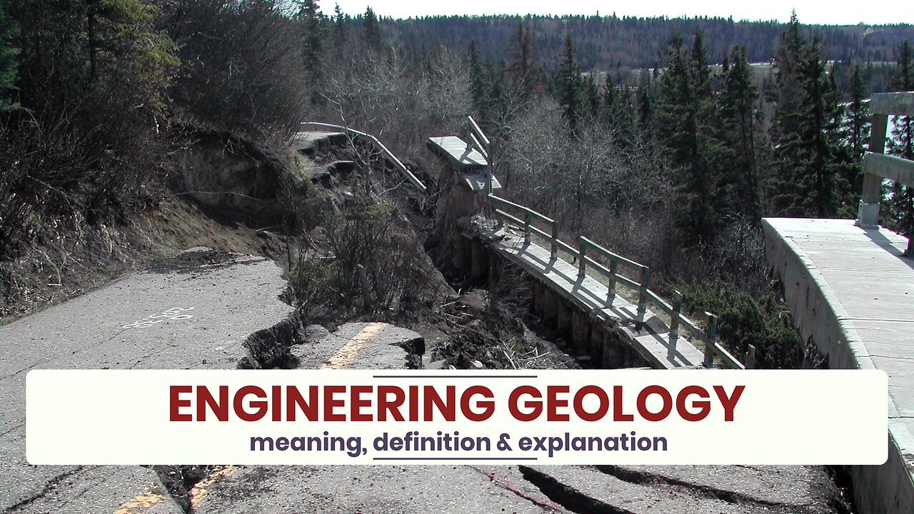 What is ENGINEERING GEOLOGY?