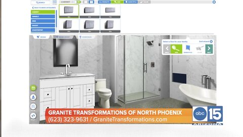 Shower yourself in luxury with a ​brand-new bathroom by Granite Transformations of North Phoenix