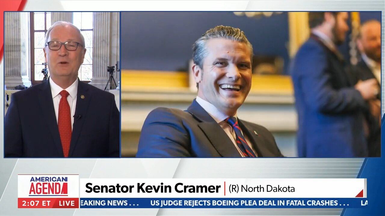 Senator Cramer Met with Pete Hegseth the Nominee for Secretary of Defense.