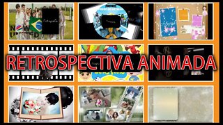 Curso de retrospectiva animada e convite digital