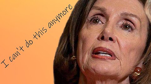 DRUNK PELOSI NEVER THOUGHT IT WOULD GET THIS BAD...