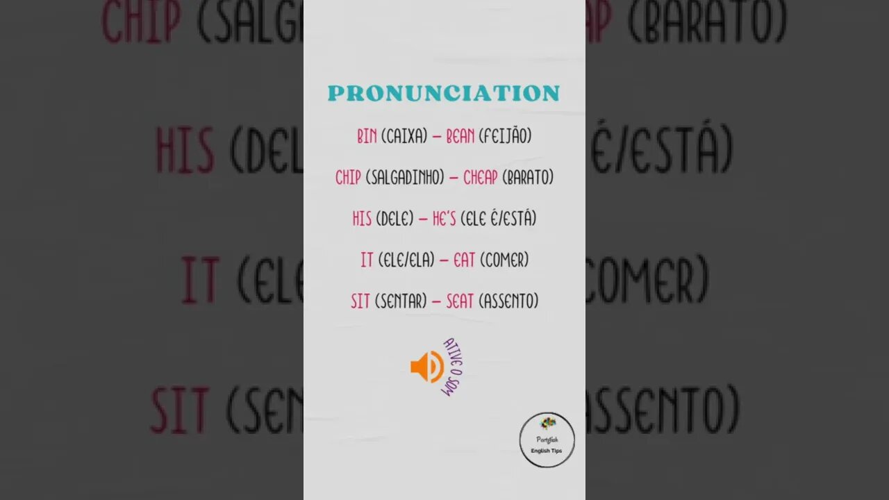 How to pronounce these minimal pairs in english?