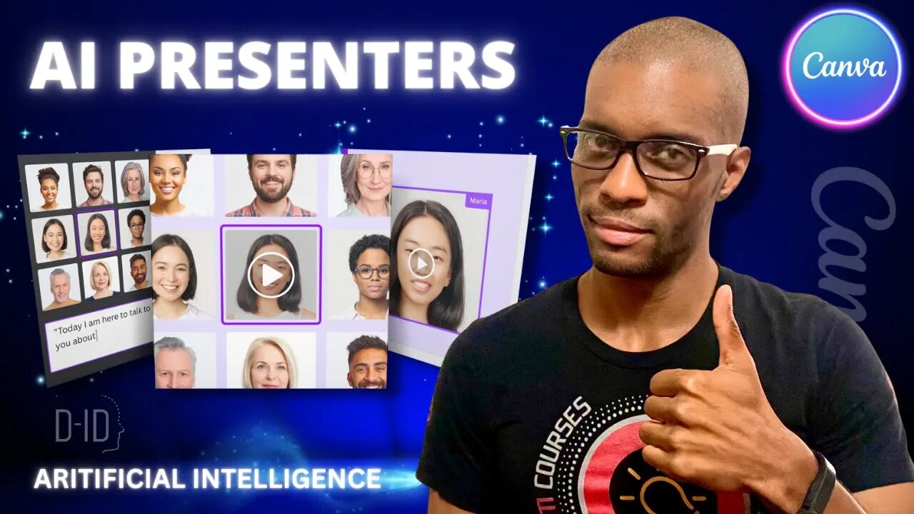 Create AI Presenters on Canva | D-ID AI Presenters