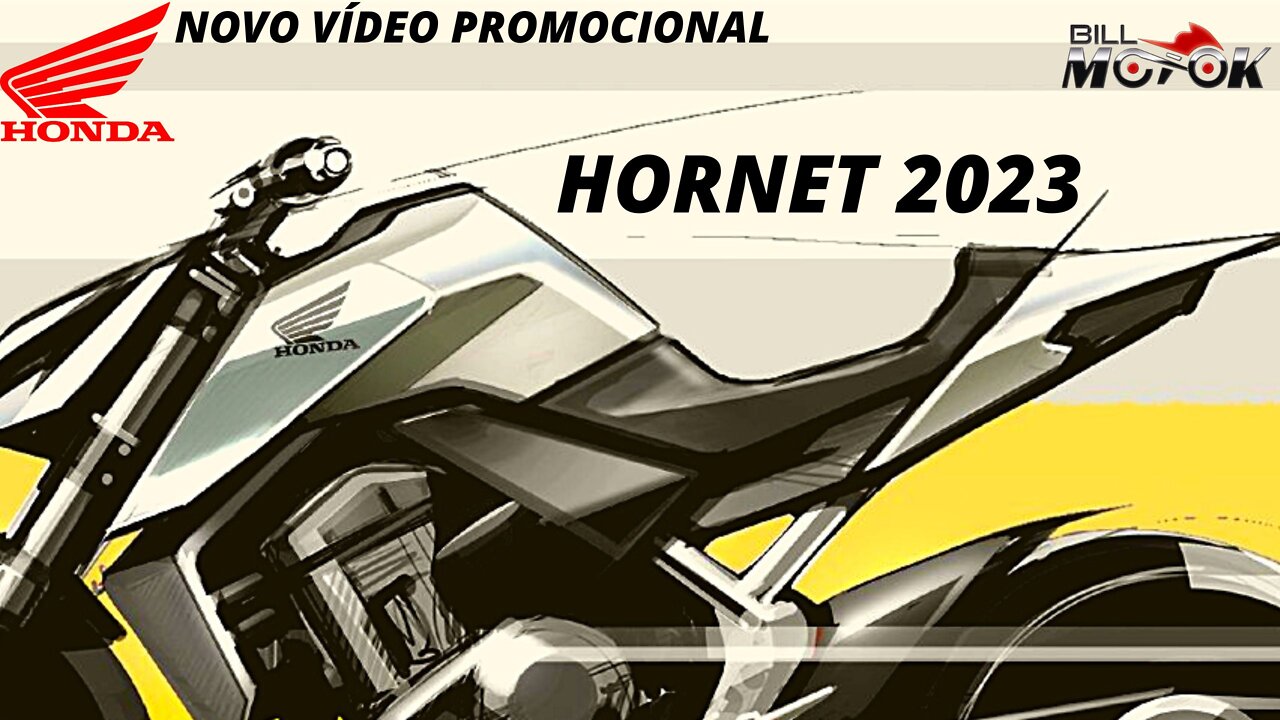 A lenda está voltando, Honda revela mais imagens do que será a nova Hornet 2023 em vídeo promocional