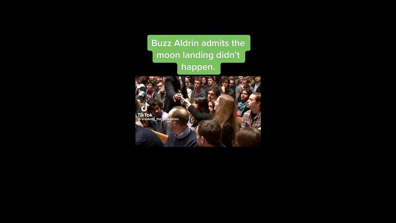 Buzz Aldrin admits the moon landing didn’t happen