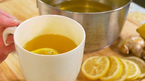 How to make lemon ginger tea