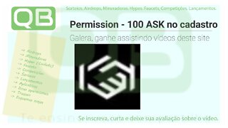 Faucet - Permission - Ganhe para ver anuncios