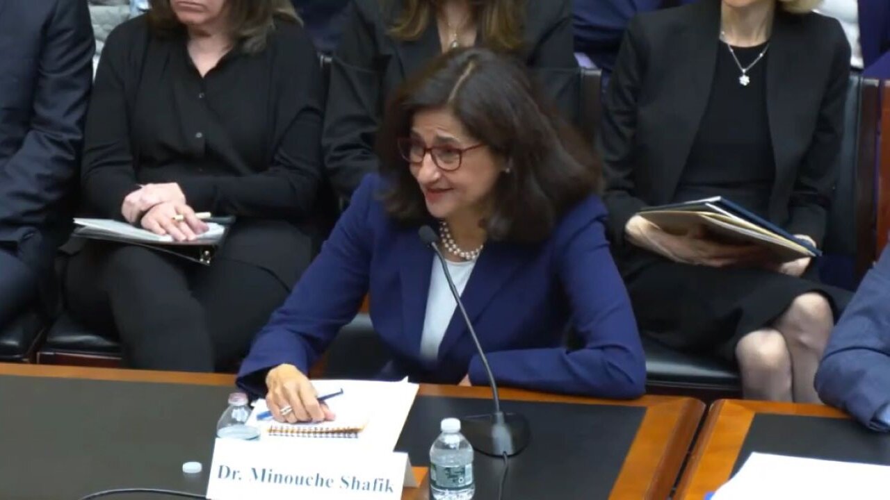 Columbia President Beclowning Herself During Congressional Hearing: Part 1