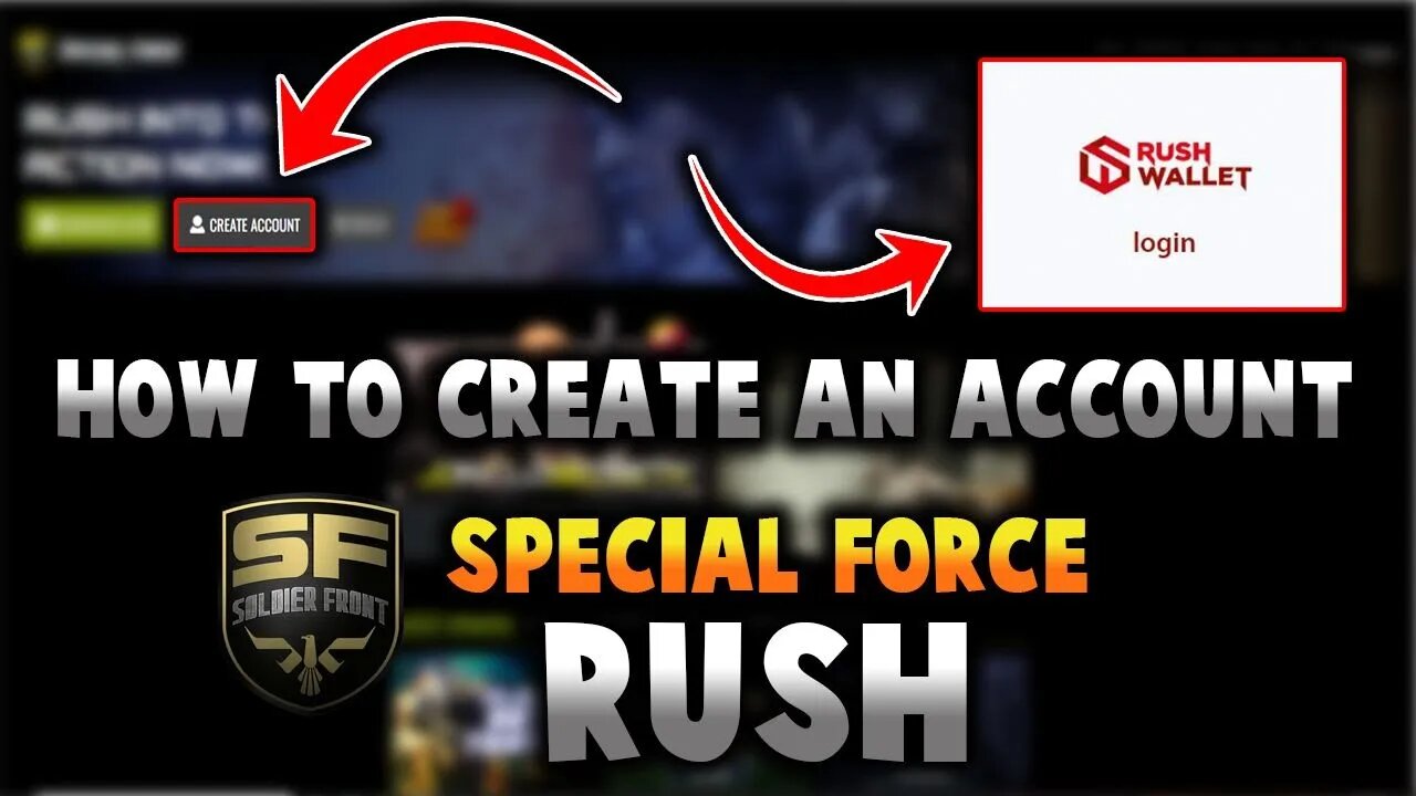 How to register an account in Special Force RUSH 2022 - CREZAR Plays | Special Force