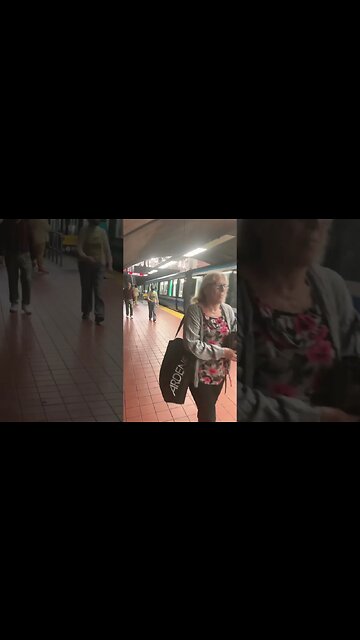 Metro Namur morning metro arrival