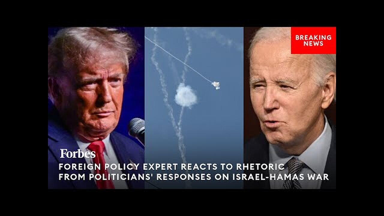 Foreign Policy Expert Reacts To Rhetoric From Trump, Biden, And The Media On The Israel-Hamas War