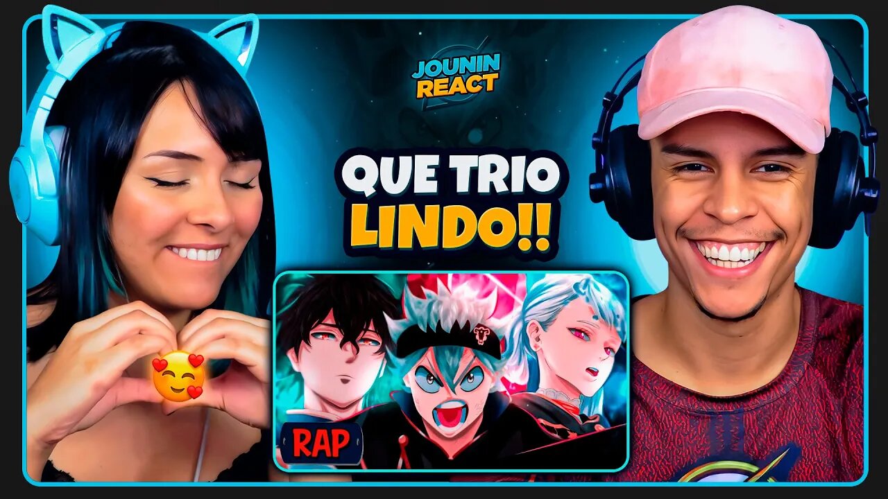 Rap do Asta, Yuno e Noelle - NOSSA MAGIA É NUNCA DESISTIR | KG Raps | [React em Casal] 🔥