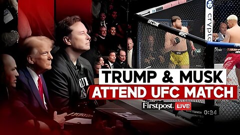 LIVE: Donald Trump and Elon Musk Attend UFC Championship at Madison Square Garden in New York