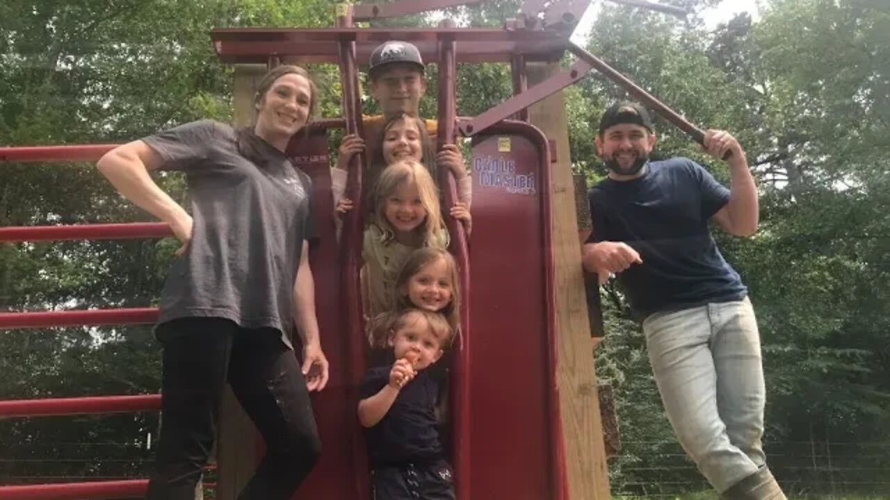 Farm Family Completes Cattle Corral and Head Gate