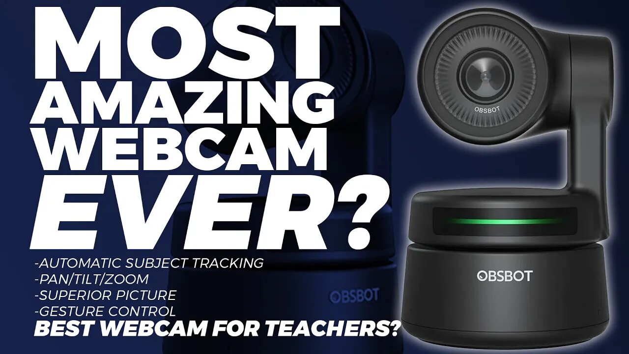 Most Amazing Webcam...EVER? -- ObsBot Tiny -- (Tech Review)