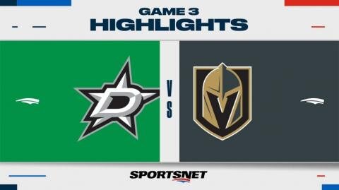 NHL Game 3 Highlights | Stars vs. Golden Knights - April 27, 2024