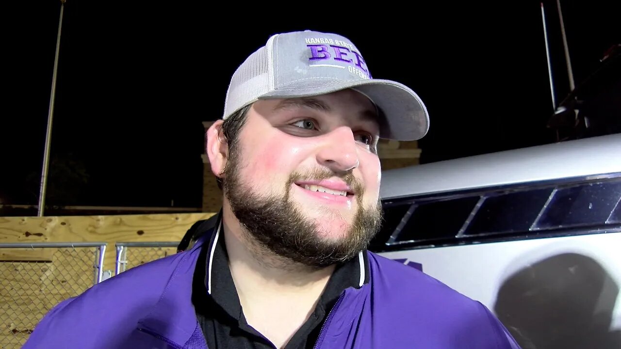 Kansas State Football | Cooper Beebe Postgame Interview | K-State 38, Texas Tech 21