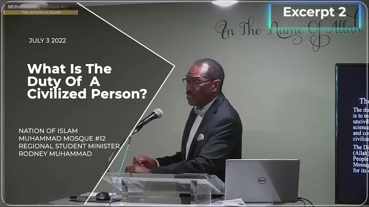 The Duty OF The Civilized Person Except 2
