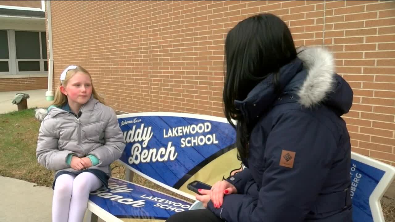 'Buddy benches' teaching Wisconsin students kindness, one bench at a time