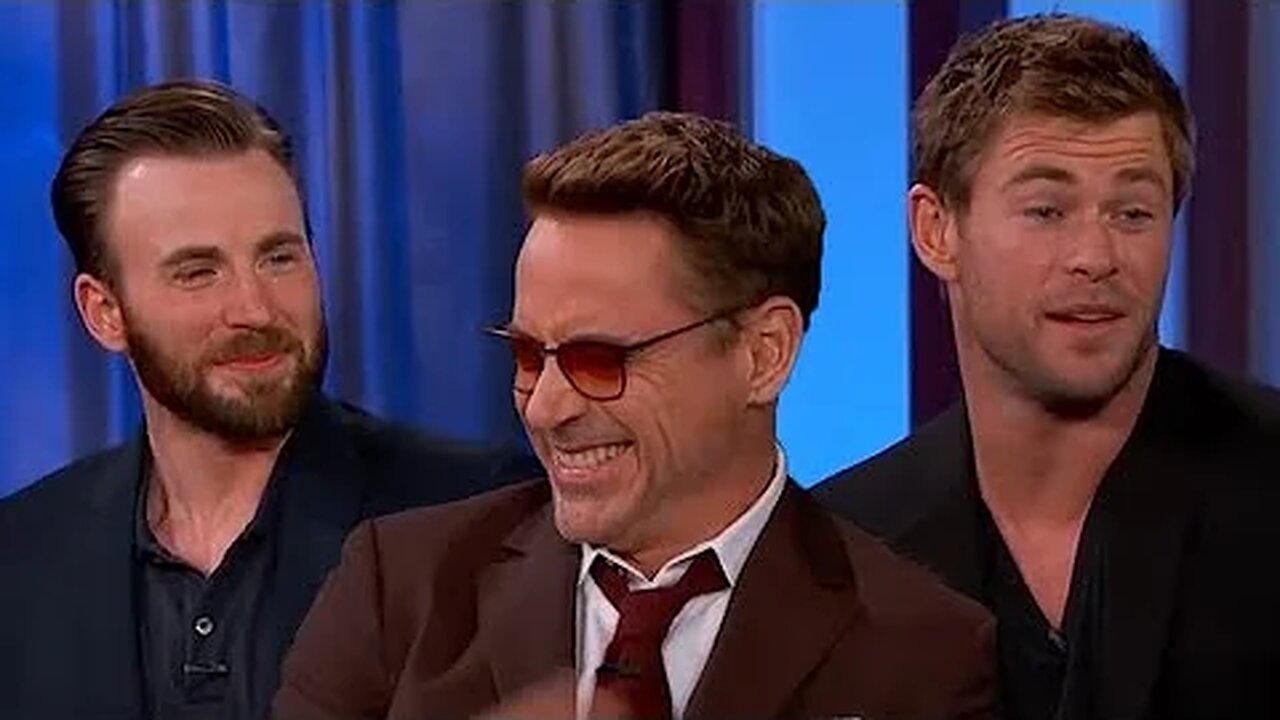 Cast The Avengers FUNNY MOMENT