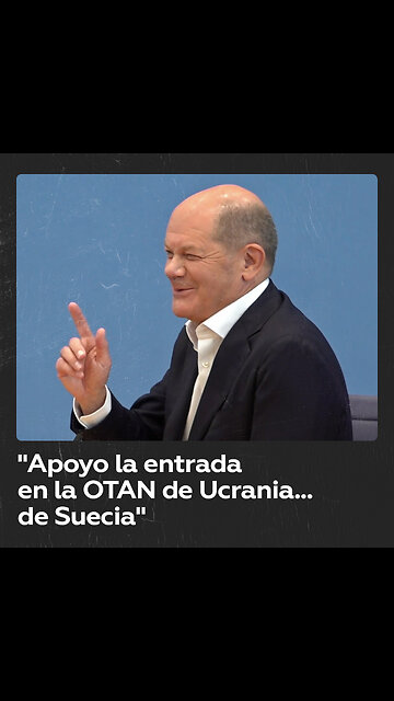 Scholz confunde Suecia y Ucrania durante una rueda de prensa
