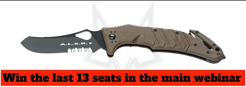 Fox 447COD ALSR2 Linerlock Knife Brown FRN Handle MINI for the last 13 seats in the main webinar