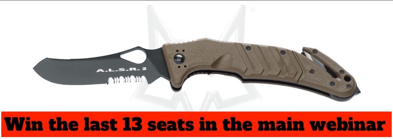 Fox 447COD ALSR2 Linerlock Knife Brown FRN Handle MINI for the last 13 seats in the main webinar