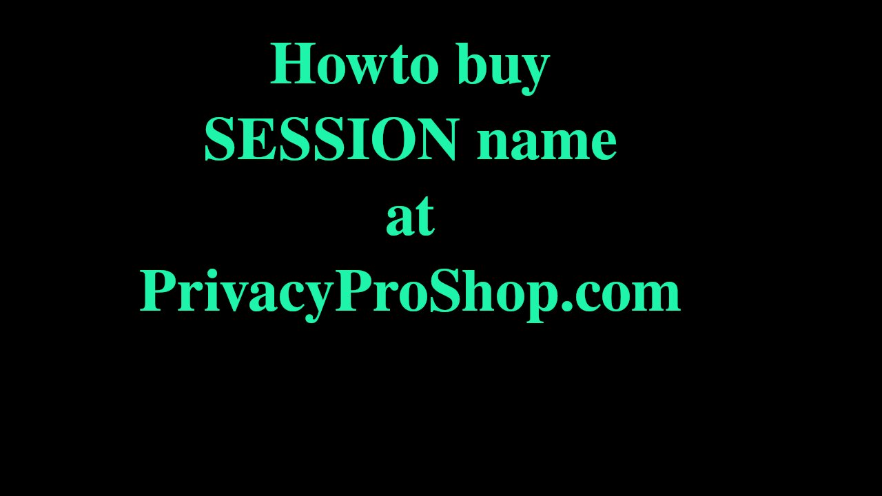 Session Name Purchase