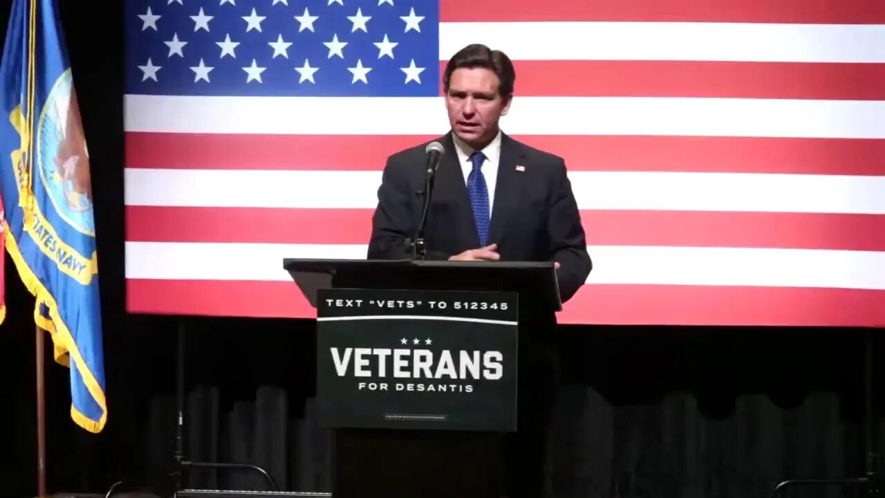 Ron DeSantis Announces Veterans Coalition in Anderson, SC