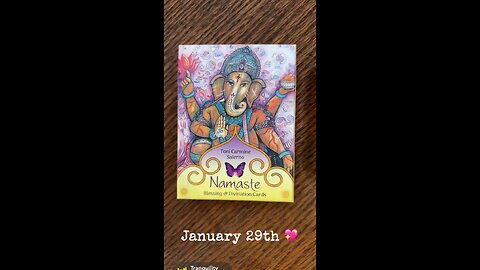 1/29/24 card: feel your feelings