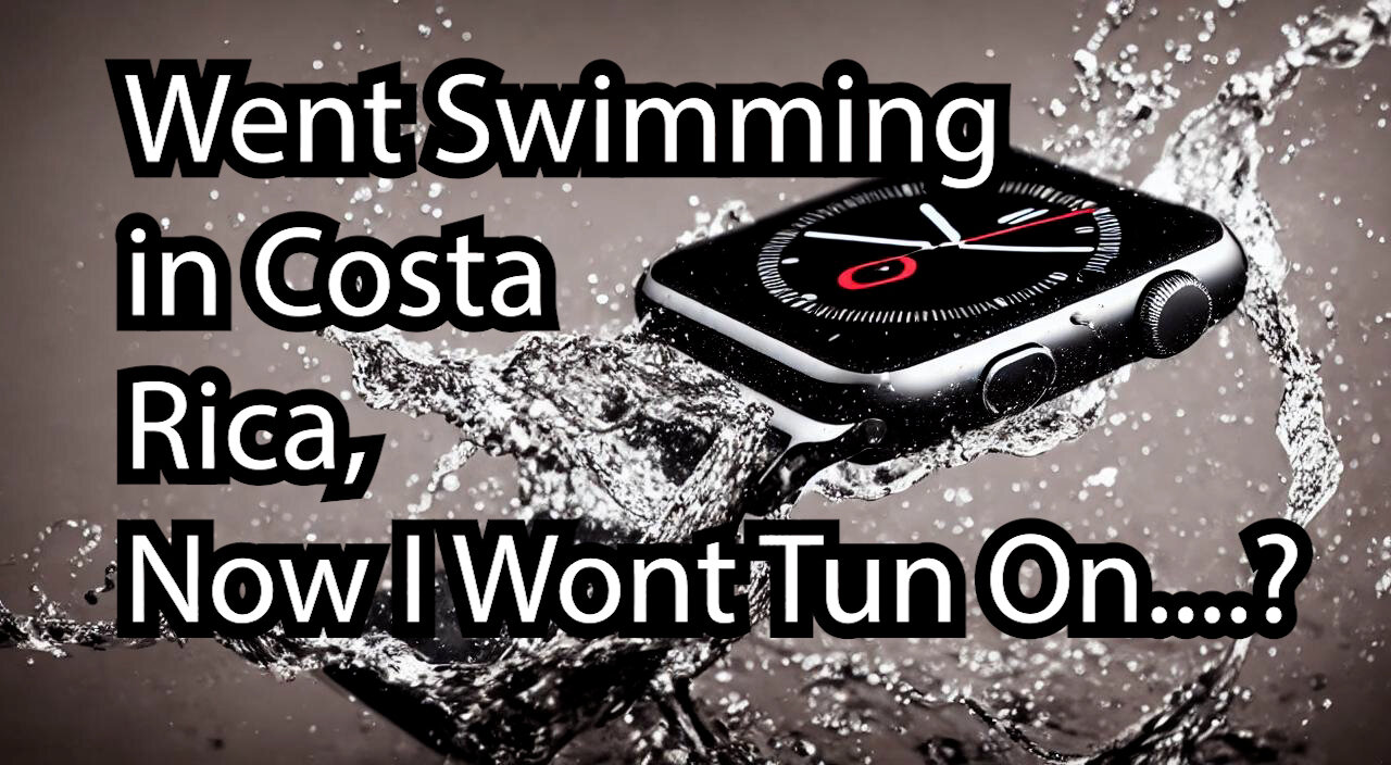 Fixing an Apple Watch that swam in the Ocean