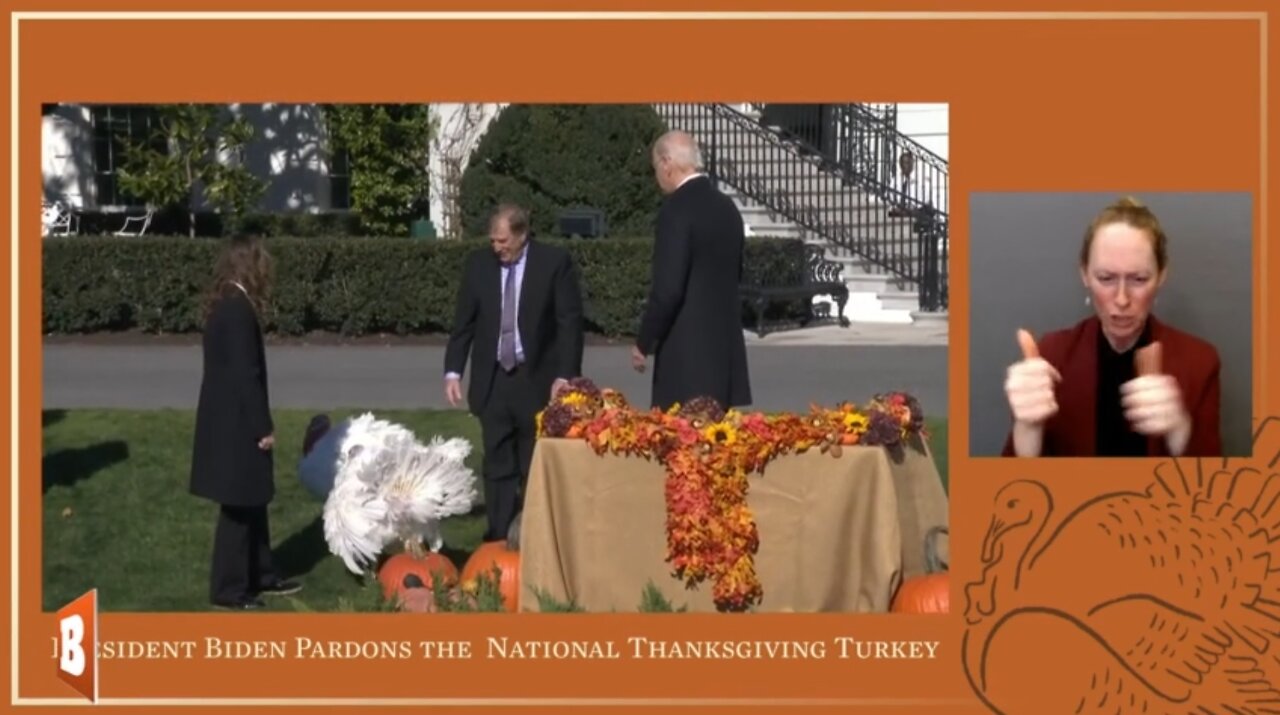 LIVE: President Biden Pardoning the National Thanksgiving Turkey...