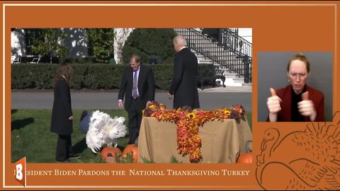 LIVE: President Biden Pardoning the National Thanksgiving Turkey...
