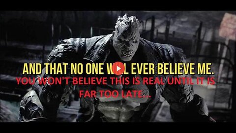 YOU WON'T BELIEVE THIS IS REAL UNTIL IT IS FAR TOO LATE