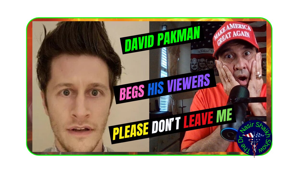 David Pakman CRYING He's LOSING Thousands Of Subscribers - BEGS His Audience NOT To Leave Him