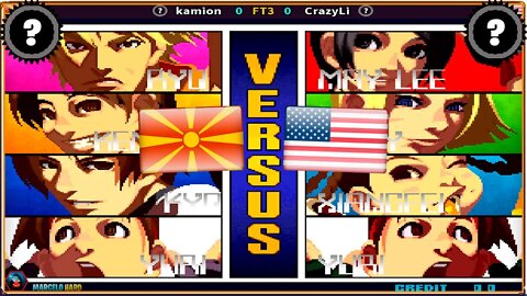 The King of Fighters 2001 (kamion Vs. CrazyLi) [North Macedonia Vs. U.S.A.]