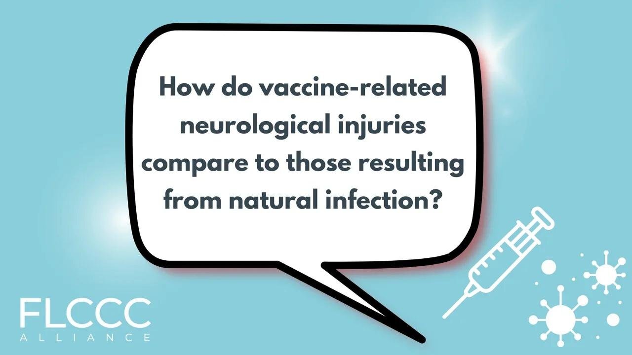 How do vaccine-related neurological injuries compare to those resulting from natural infection?