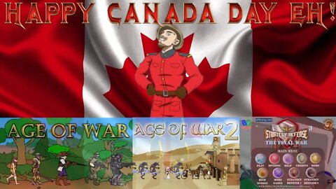 Playing 3 Nostalgic Flash Games on Canada Day!