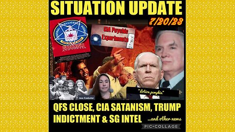SITUATION UPDATE 7/20/23 - Trump Indictment/Arrest For J6, Obama Girls Say “Obamas Definitely Gay”
