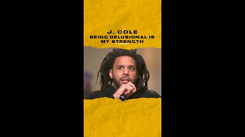 #jcole Being delusional is my strength. How much do you believe in yourself? 🎥 @espn