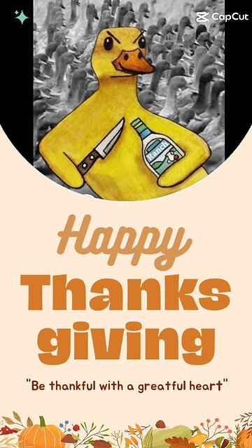 Happy Thanksgiving To all of you.#quackers #duckloveflex #quackers4life